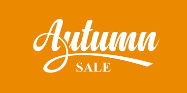 Sonbahar Satılık. Kaligrafi metin