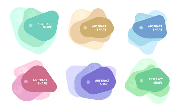 Vector abstract shape