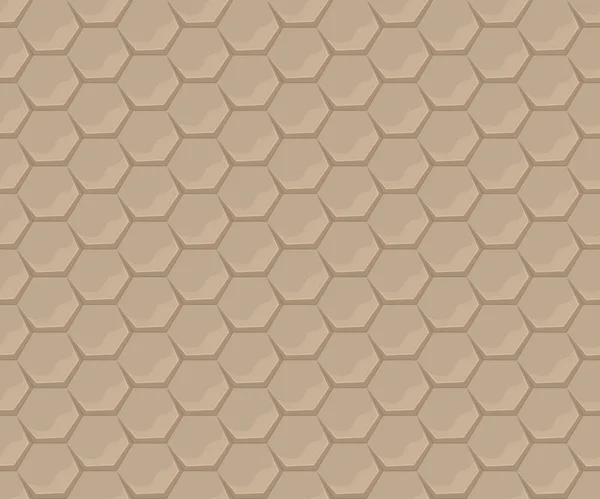 Hexagonal stone tiles — Stock Vector