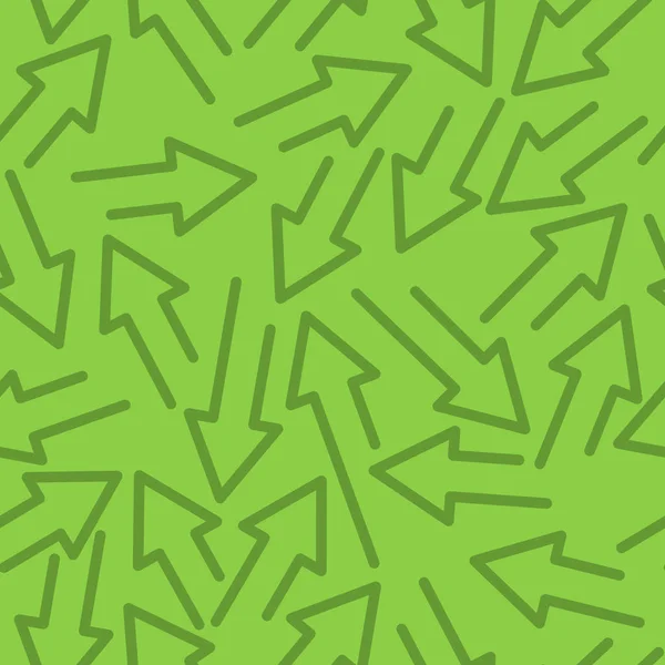 Modèle géométrique sans couture avec des flèches dans différentes directions — Image vectorielle