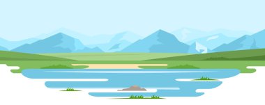 Kırsal yaz manzarası