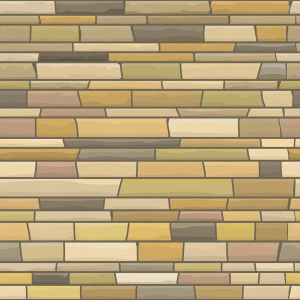 Textura inconsútil del muro de piedra — Vector de stock