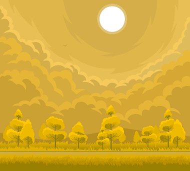 Sonbahar Manzarası arkaplanı