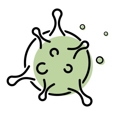 Coronavirus ikonu. covid 2019