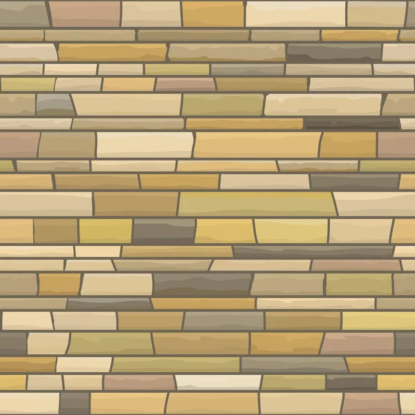 Textura inconsútil del muro de piedra — Vector de stock