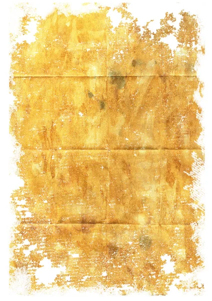 Grunge-Papier auf Weiß — Stockfoto