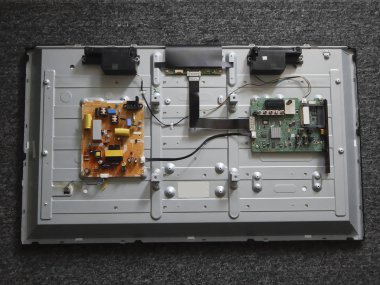 Led Tv arka panel elektronik kart ile.