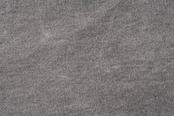 Texture Vecchio Tessuto Jeans Grigio — Foto Stock