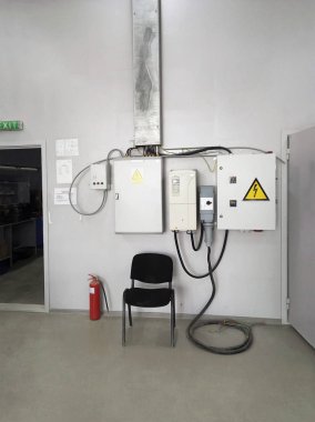 Atölyede ofis koltuğu.