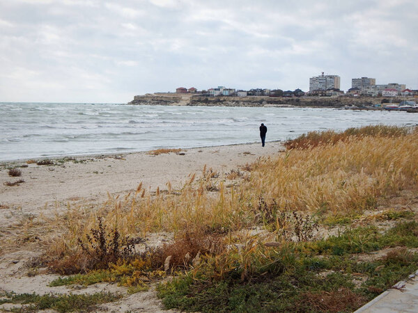 Осеннее побережье Каспийского моря
.