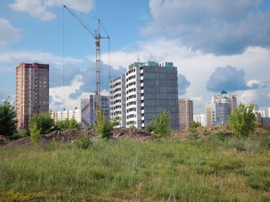 Lipetsk 'te yeni binalar.