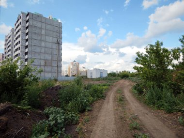 Lipetsk 'te yeni binalar.