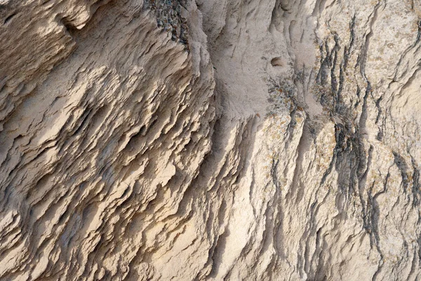 Oberfläche Sandiger Felsen Felsige Küste Des Kaspischen Meeres — Stockfoto