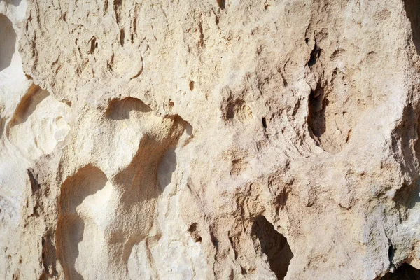 Roccia Sabbiosa Superficiale Riva Rocciosa Del Mar Caspio — Foto Stock