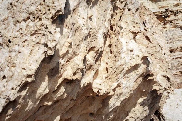 Oberfläche Sandiger Felsen Felsige Küste Des Kaspischen Meeres — Stockfoto