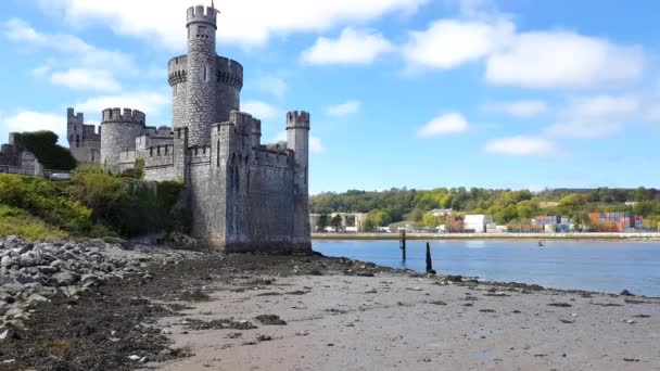 Blackrock Castle Corku Irsko — Stock video