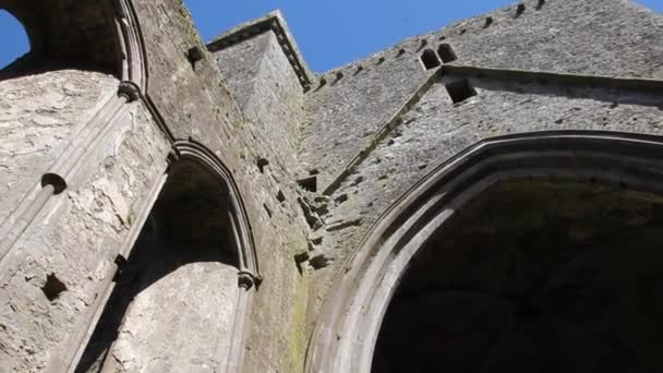Felsen Von Cashel Irland — Stockvideo
