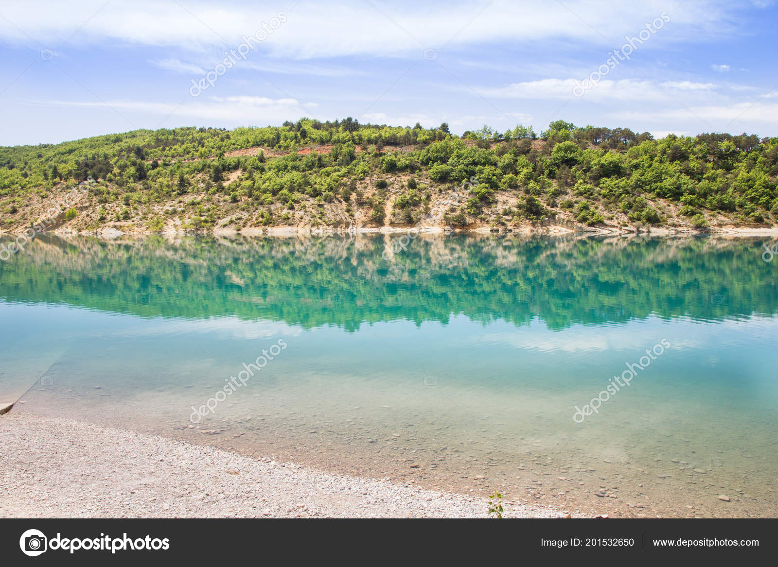Lac Dans Les Gorges Verdon France Photographie Gianliguori
