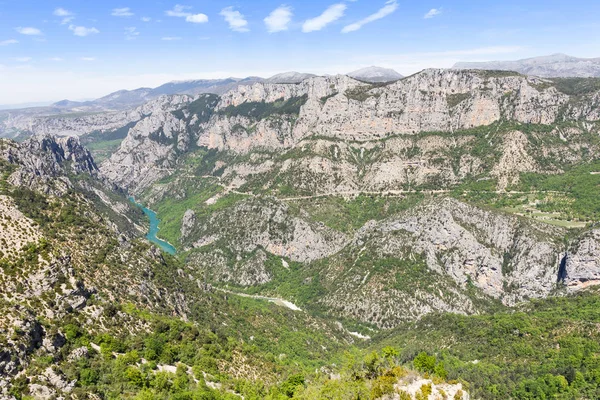 Pohled Soutěsky Verdon Francie — Stock fotografie