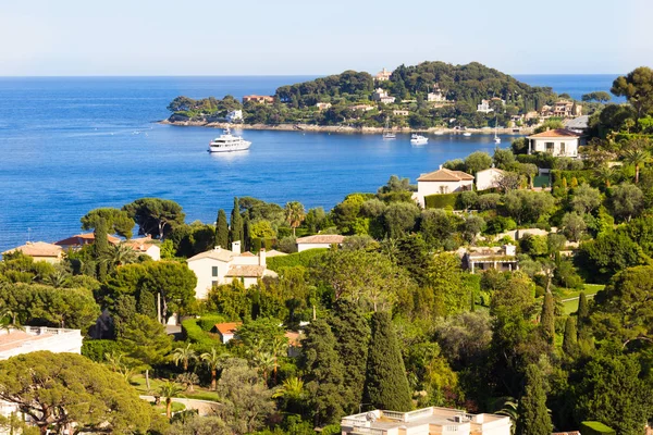 Kaptan Ferrat Hava Manzarası Fransız Rivierası — Stok fotoğraf