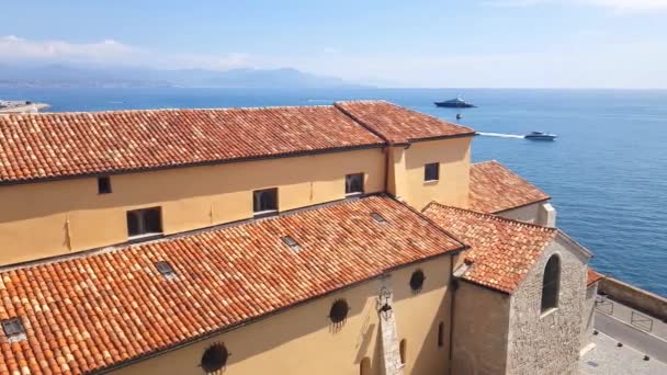 Vista Antibes Riviera Francesa — Vídeo de Stock