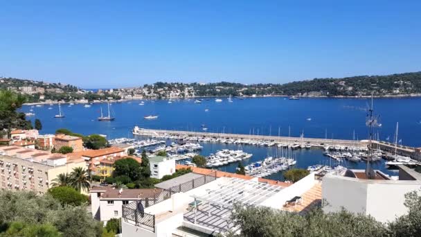 Letecký Pohled Cap Ferrat Francouzská Riviéra — Stock video