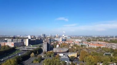Amsterdam, Hollanda 'nın hava manzarası