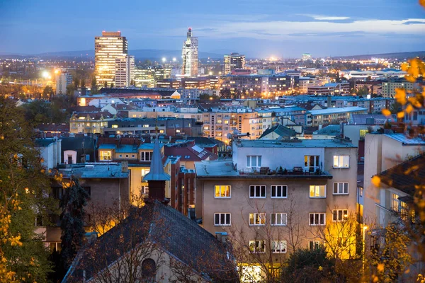 Vue Aérienne Brno République Tchèque — Photo