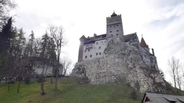 Bran Castle Transylvania Romania — Stock Video