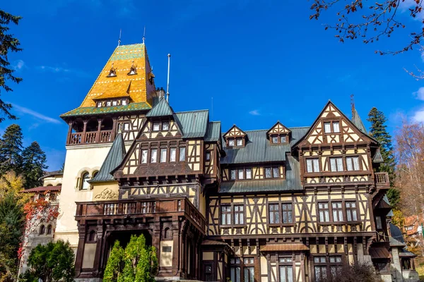 Pelisor Castle Sinaia Romania — Stock Photo, Image