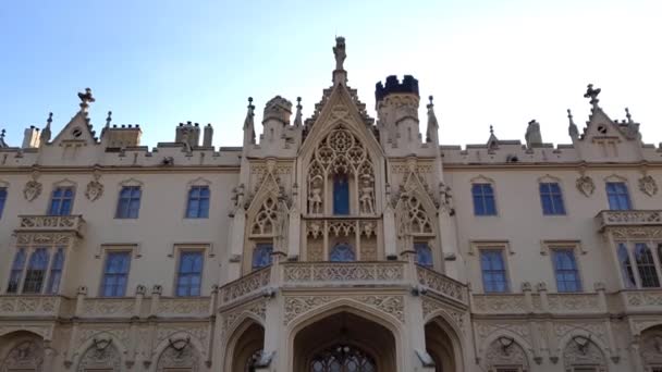 Castle Lednice Csehország — Stock videók