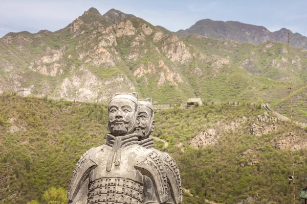 Terracotta Soldier Sculptures Great Wall Beijing China — Stock Photo, Image