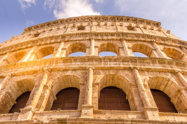 Pôr Sol Coliseu Roma Itália — Fotografia de Stock