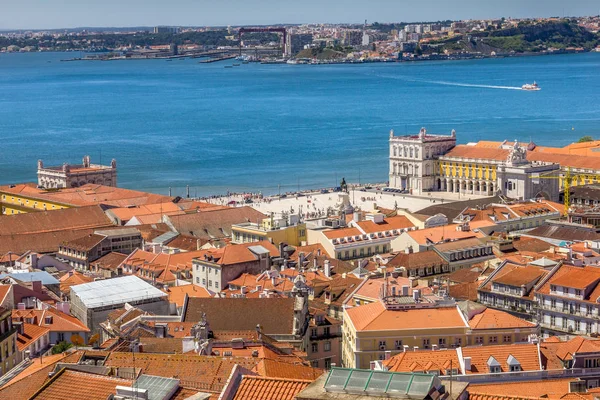 Vista Aérea Lisboa Portugal — Fotografia de Stock