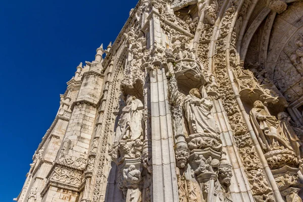Het Jeronimos Klooster Kerk Van Santa Maria Belem Lissabon Portugal — Stockfoto