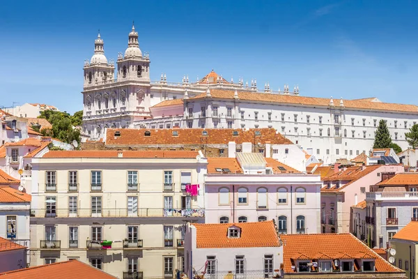Letecký Pohled Lisbonovou Portugalskou — Stock fotografie