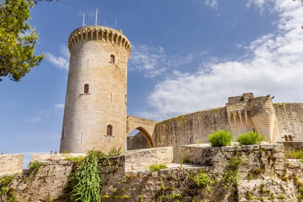 Fortezza Del Castello Bellver Palma Maiorca Spagna — Foto Stock