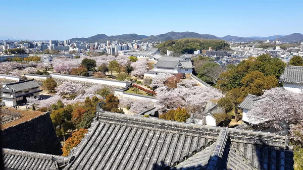 View Himeji Castle Top — Stock Photo, Image