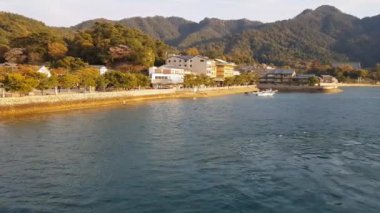 Miyajima Adası, Hiroşima, Japonya 'da manzara