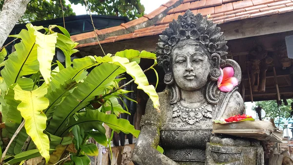 Standbeeld Balinese Aanbod Bali Indonesië — Stockfoto