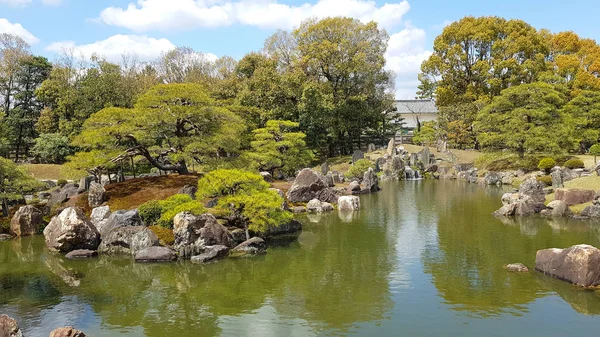 Nijo Kalesi Ndeki Bahçe Kyoto Japonya — Stok fotoğraf