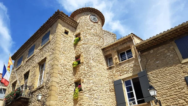 Románská Architektura Chateauneuf Pape Údolí Rhone Francie — Stock fotografie