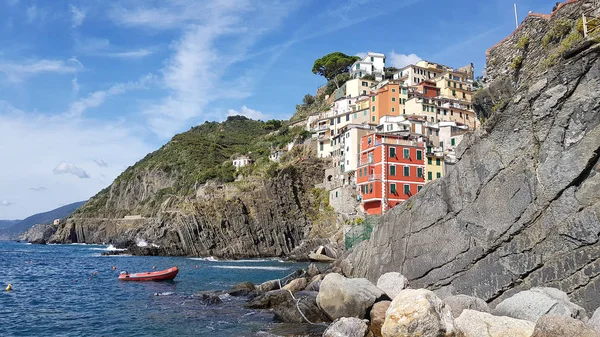 Riomaggiore Cinque Terre Itálie — Stock fotografie