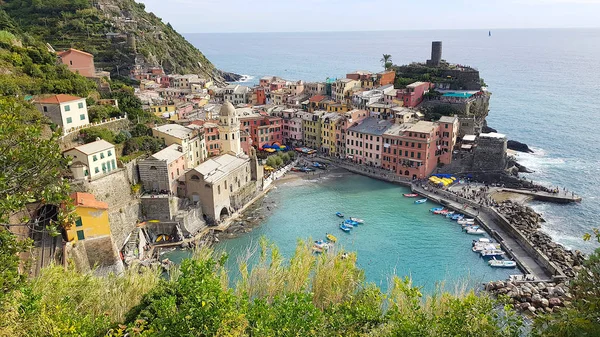 Vernazza 在意大利五渔村 — 图库照片