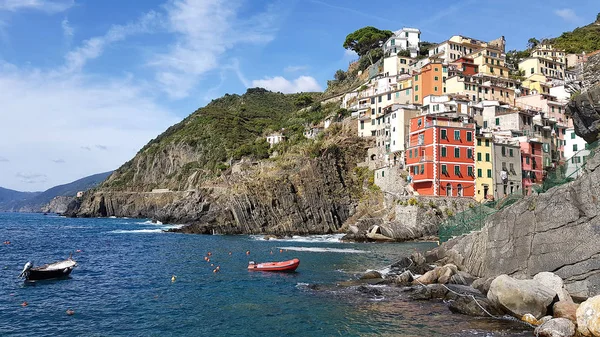 Riomaggiore Cinque Terre Itálie — Stock fotografie