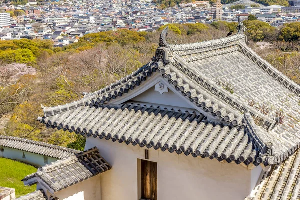 Melihat Istana Himeji Dari Atas — Stok Foto