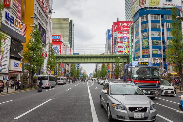 Tokyo Japan April 2019 People Walking Akihabara Area Place Famous — Stock Photo, Image