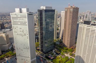 Tokyo, Japonya 'nın hava manzarası