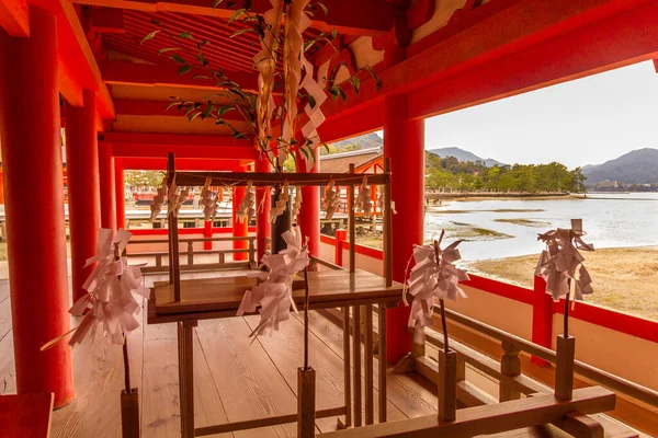 Храм Ицукусима Остров Миядзима Хиросима Япония — стоковое фото