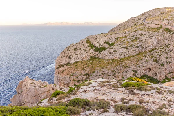 Coucher Soleil Cap Formentor Majorque Espagne — Photo